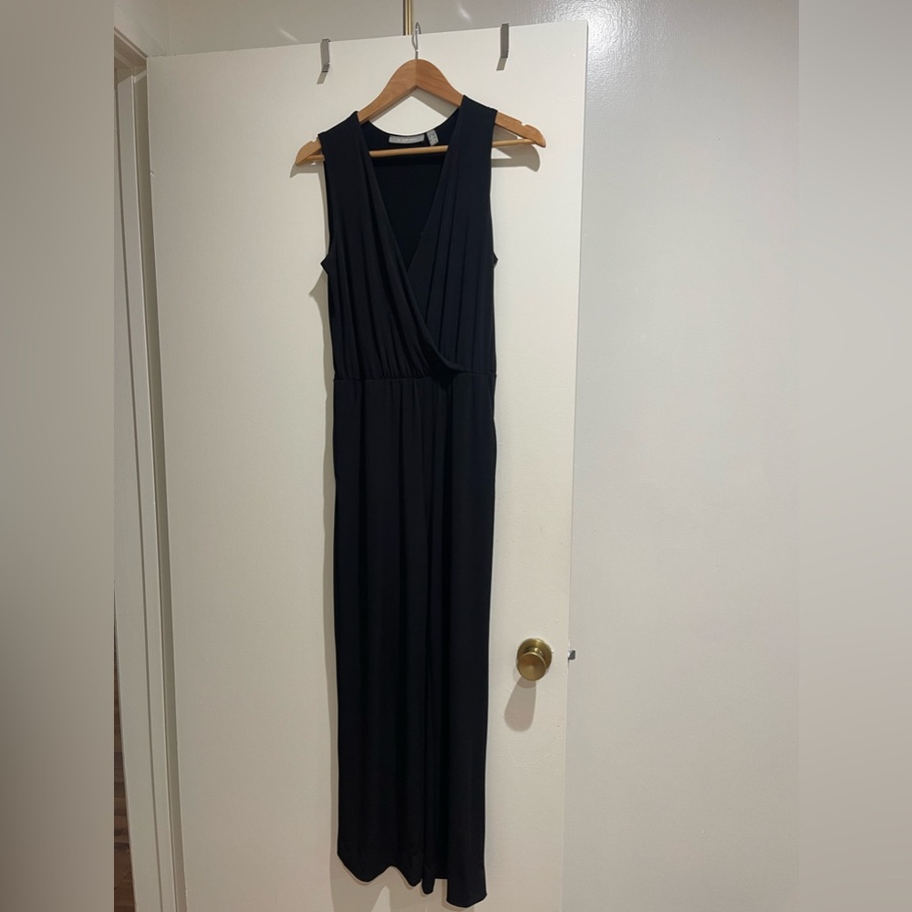 NY Collection Black Jumpsuit